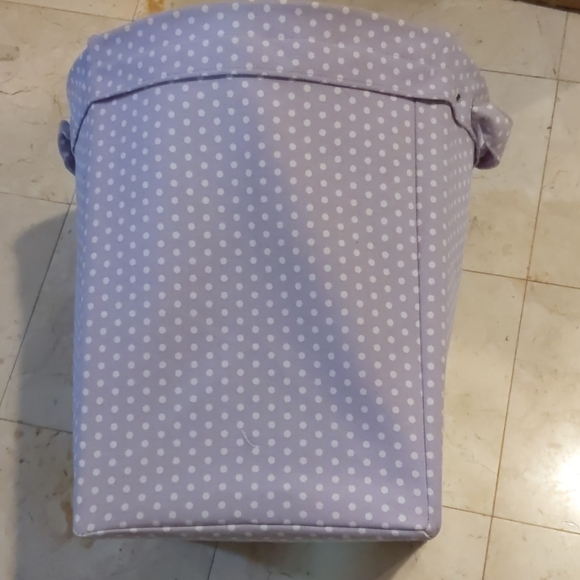 PBK Large Canvas Storage, Lavender Dot